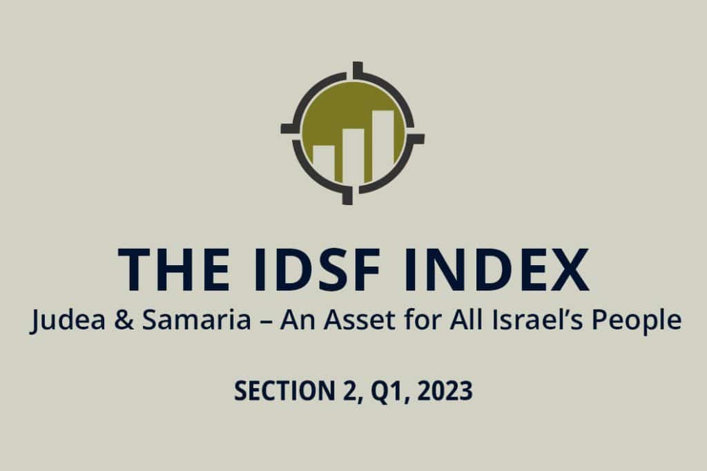 IDSF INDEX 2023 - Judea & Samaria - An Asset for All Israel's People