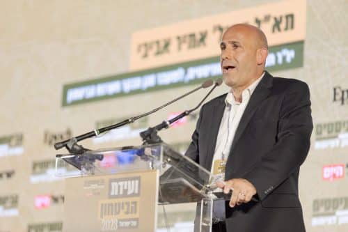 אמיר אביבי נואם-קרדיט לתמונה-דניאל סטראבו