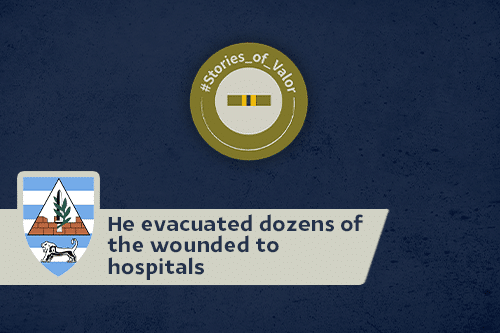 He evacuated dozens of the wounded to hospitals