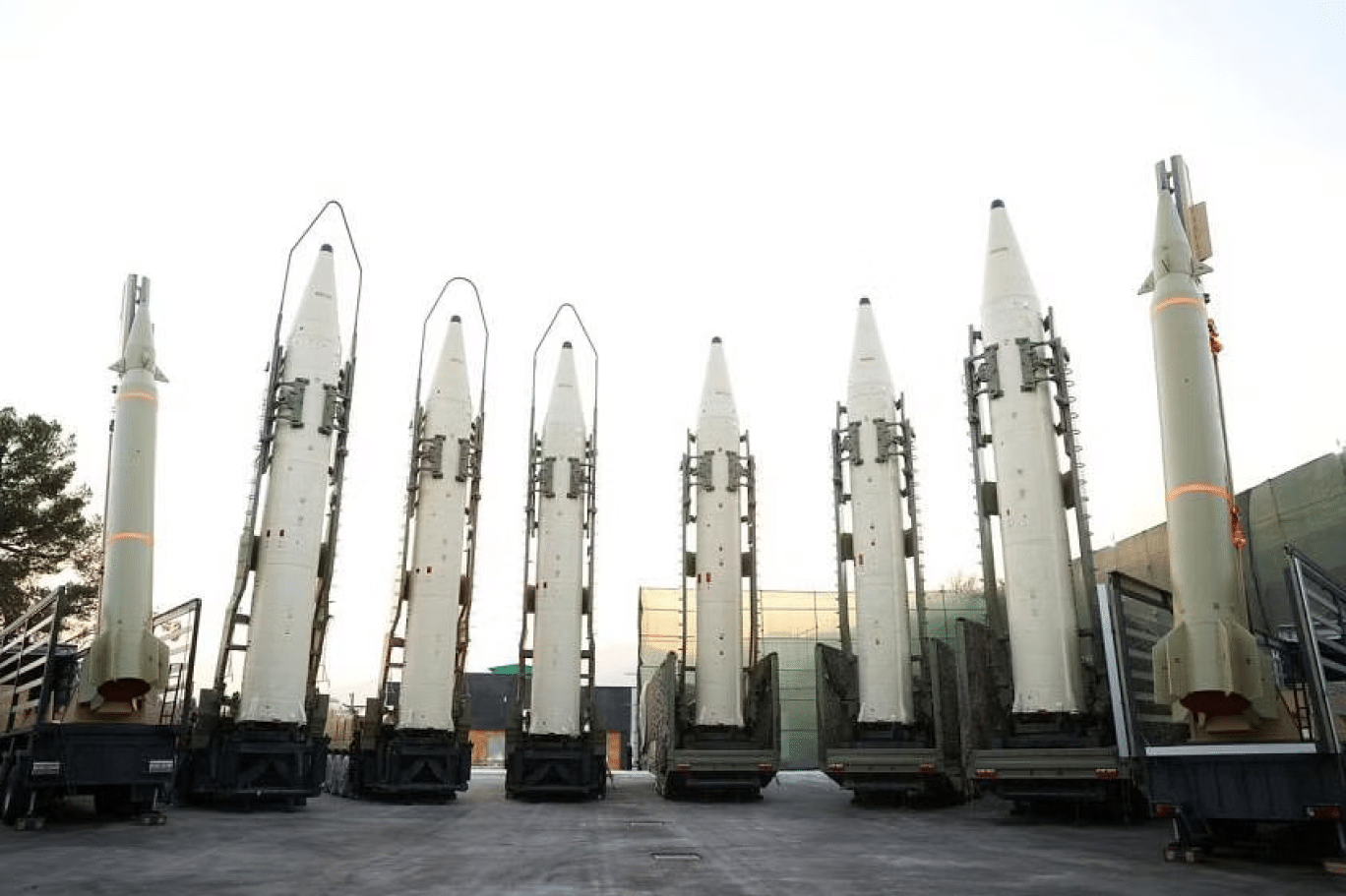 Purported Iranian-made ballistic missiles