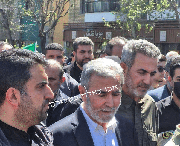 The Chief of Staff of the Popular Mobilization Forces, and the Secretary-General of the Islamic Jihad, Ziyad al-Nakhalah, participated in the Quds Day march in Tehran