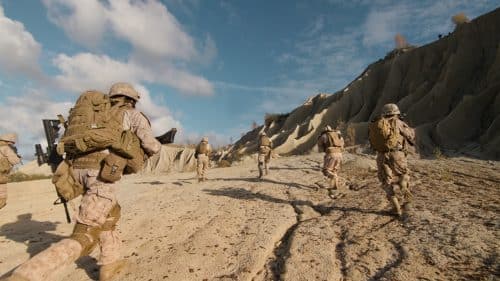 חיילים אמריקאים לוחמים במדבר