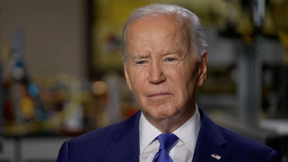 Joe Biden in a CNN interview