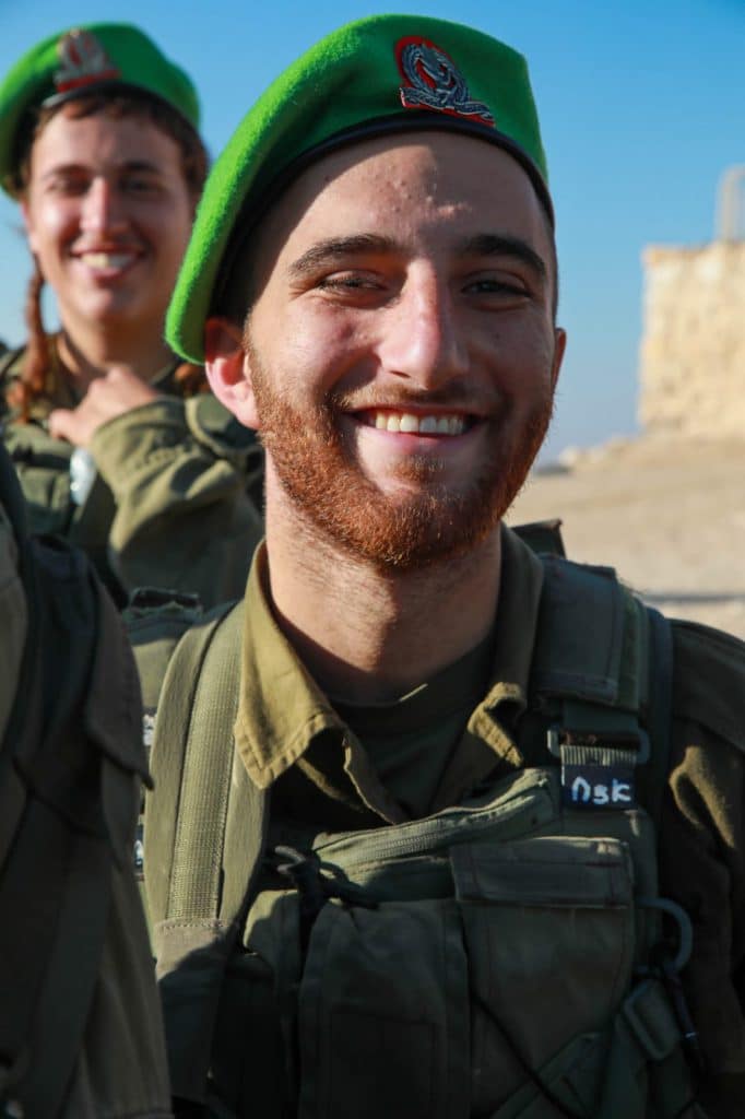 Ori Itzchak Hadad with green beret