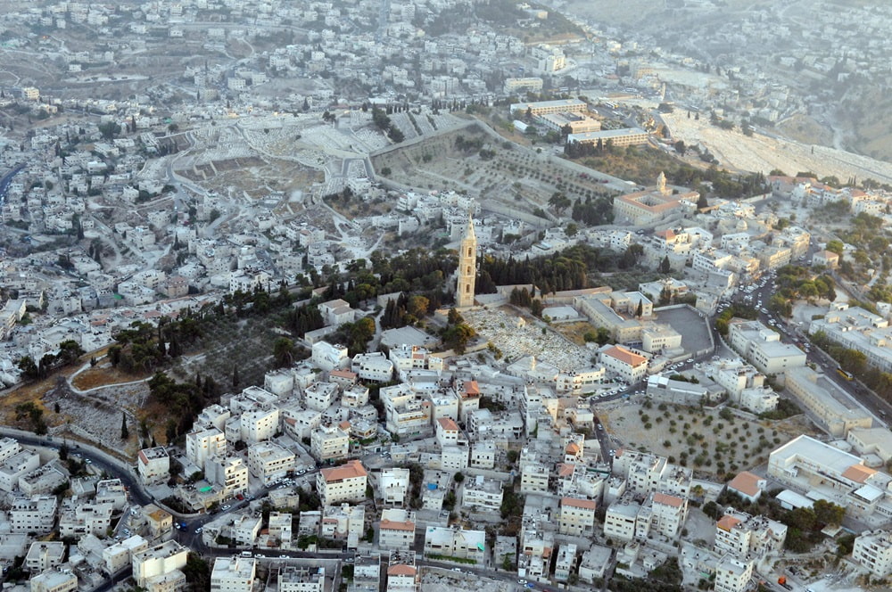 מבט אווירי על מזרח ירושלים