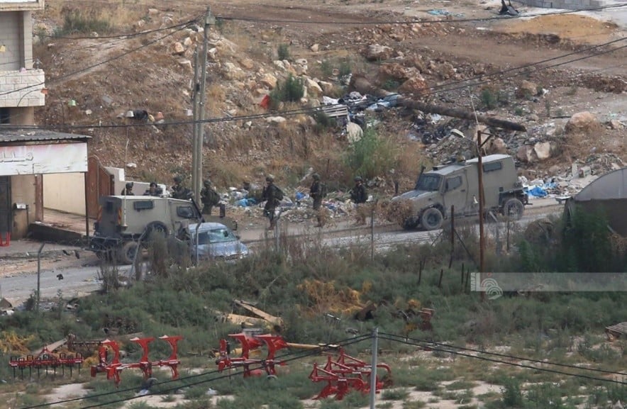 IDF vehicles in Tulkarm