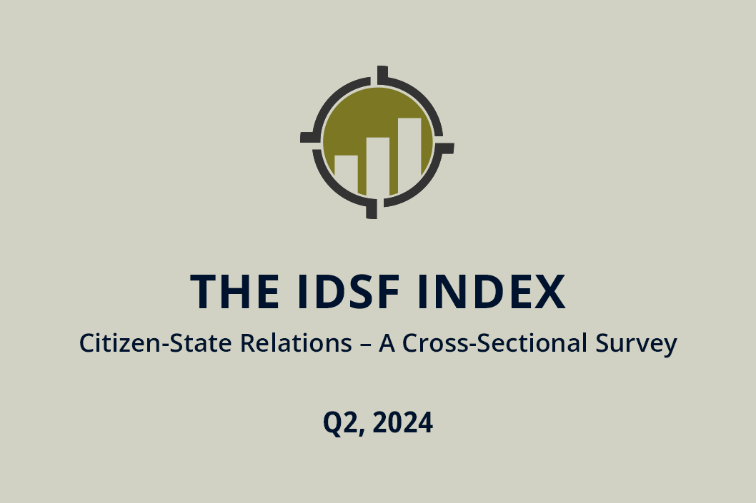 IDSF INDEX Q2 2024 - Citizen State Relations - Cross Sectional Survey