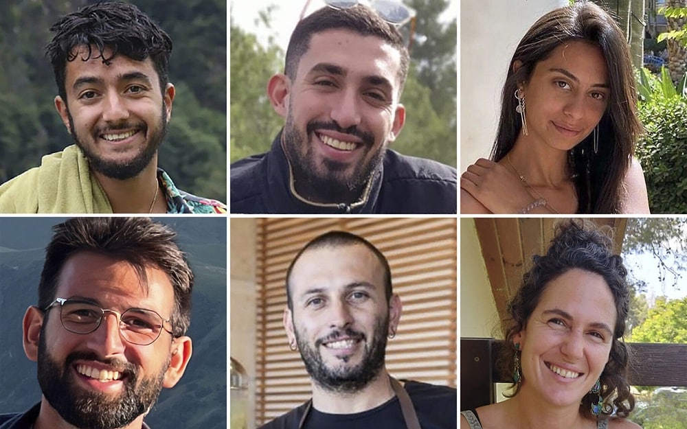 The Six hostages who were found dead in Rafah