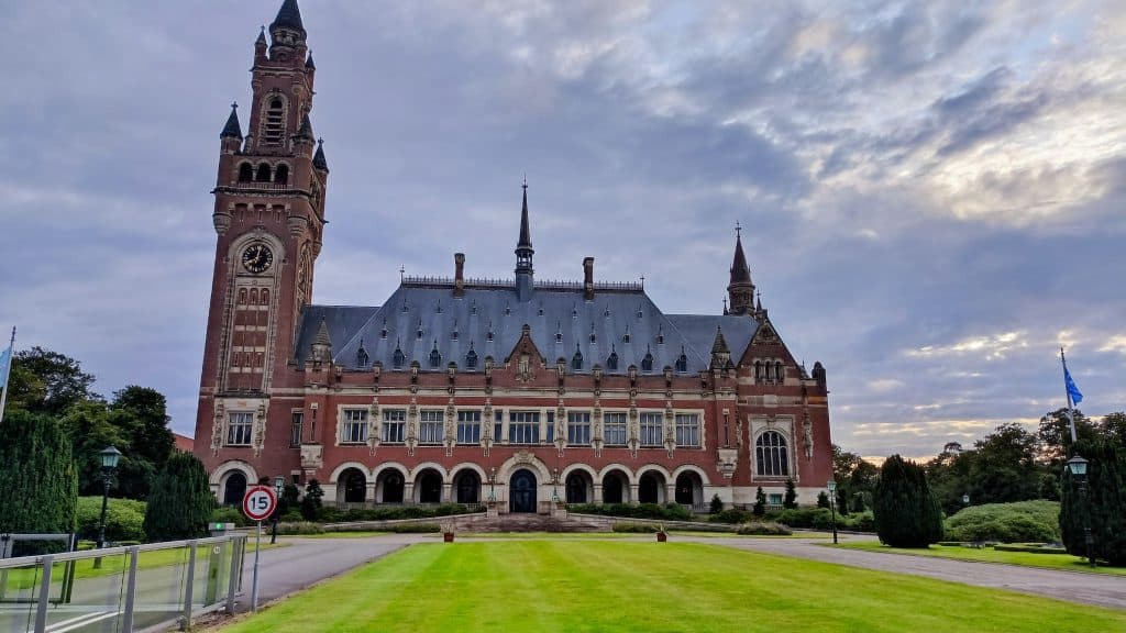 International court of Justice in the Hague