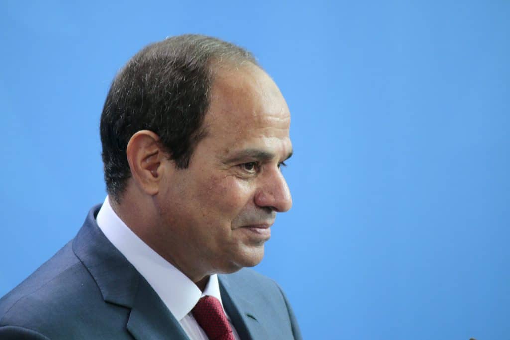 Egyptian President Abdel Fattah el-Sisi. 