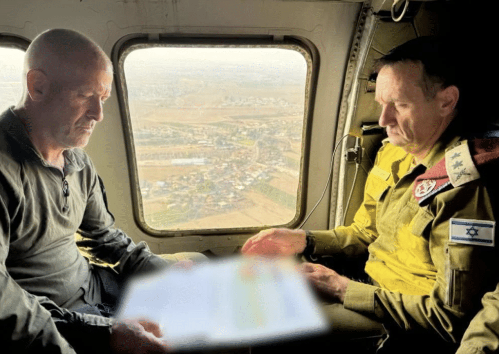 The IDF Chief of Staff, Lt. Gen. Herzi Halevi, and the Head of Shin Bet, Ronen Bar