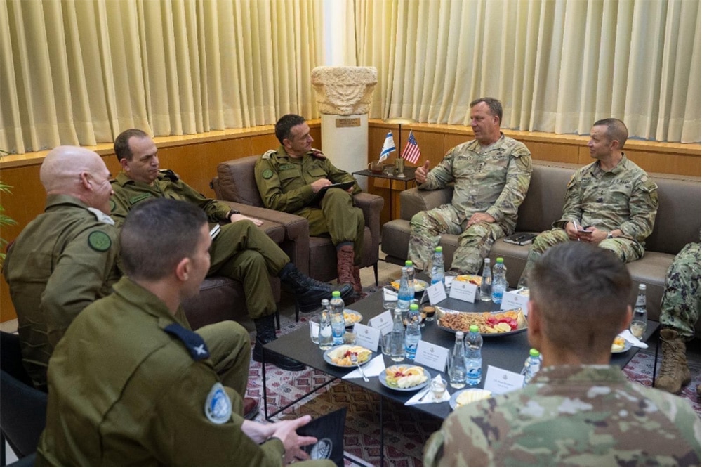 Halevi & Kurilla meeting with army officials