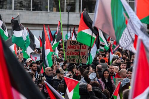 pro palestinian demonstration