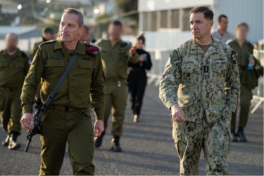 cooper & baram in walk army uniform