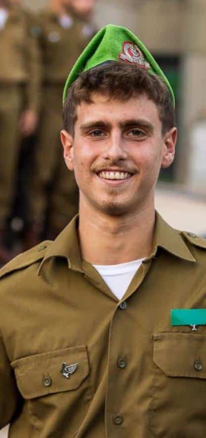 Yoav Feffer in uniform