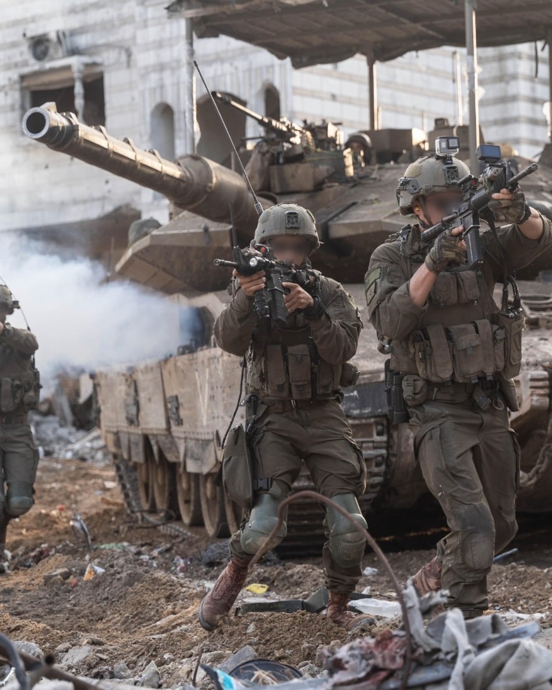 IDF soldiers during operational activity in the Jabalia and Beit Lahiya areas in the Gaza Strip | Credit: IDF Spokesperson 