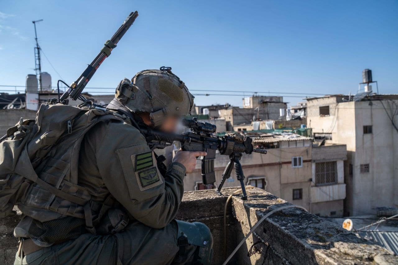 IDF soldier operating in Northern Samaria as part of the IDF’s counter terrorism activities. | Source: IDF Spokesperson