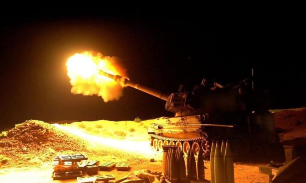 IDF attacks in the Gaza Strip. | Source: Abu Ali Express on telegram, t.me/abualiexpress