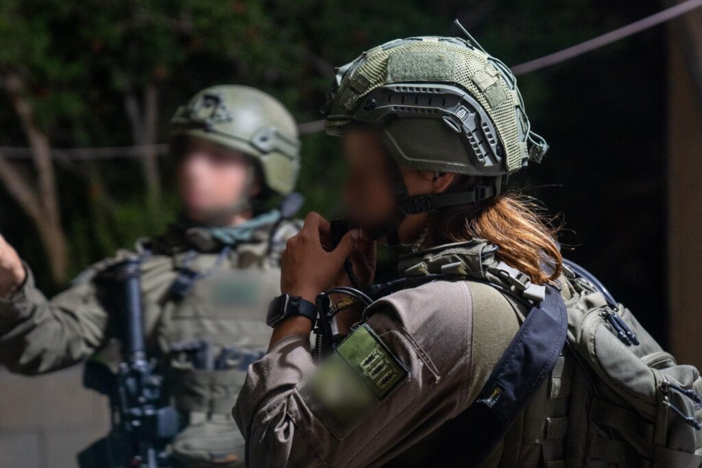 Counter terrorism operation in Samaria where 3 suspects were detained including one who laid an explosive| Source: IDF Spokesperson