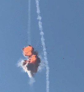 Iranian drone intercepted above the skies of the Galilee