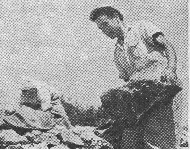 הקמת חומת מגן בפני הסחף בעת הקמת היישוב כפר עציון