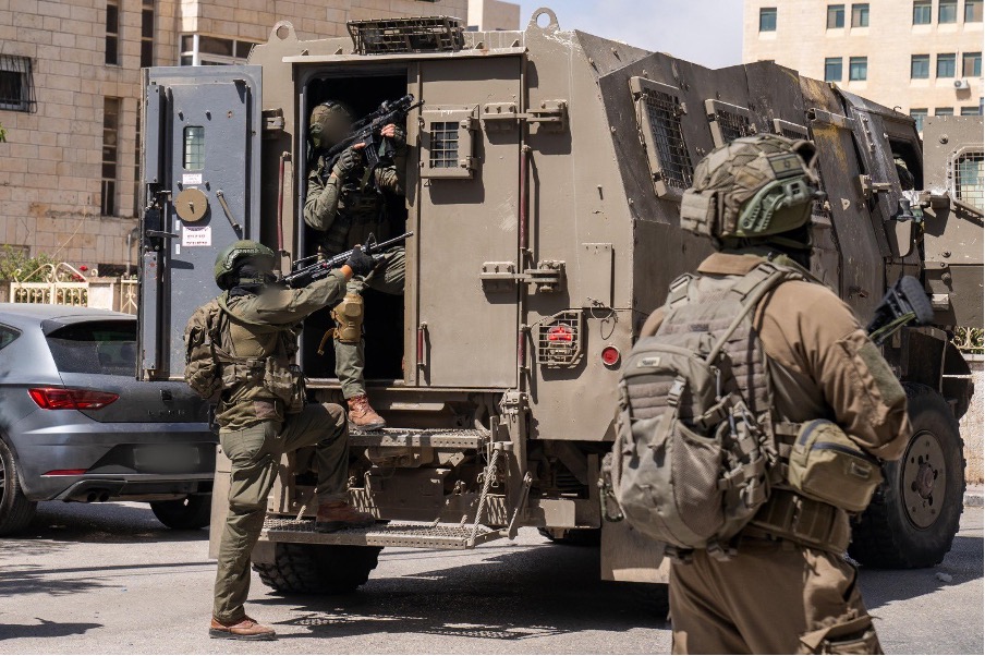 IDF troops operating in Judea and Samaria in a counter terrorism operation. | Source: IDF Spokesperson