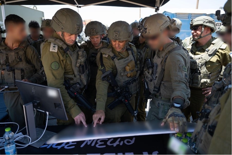 Eyal Zamir in Gaza