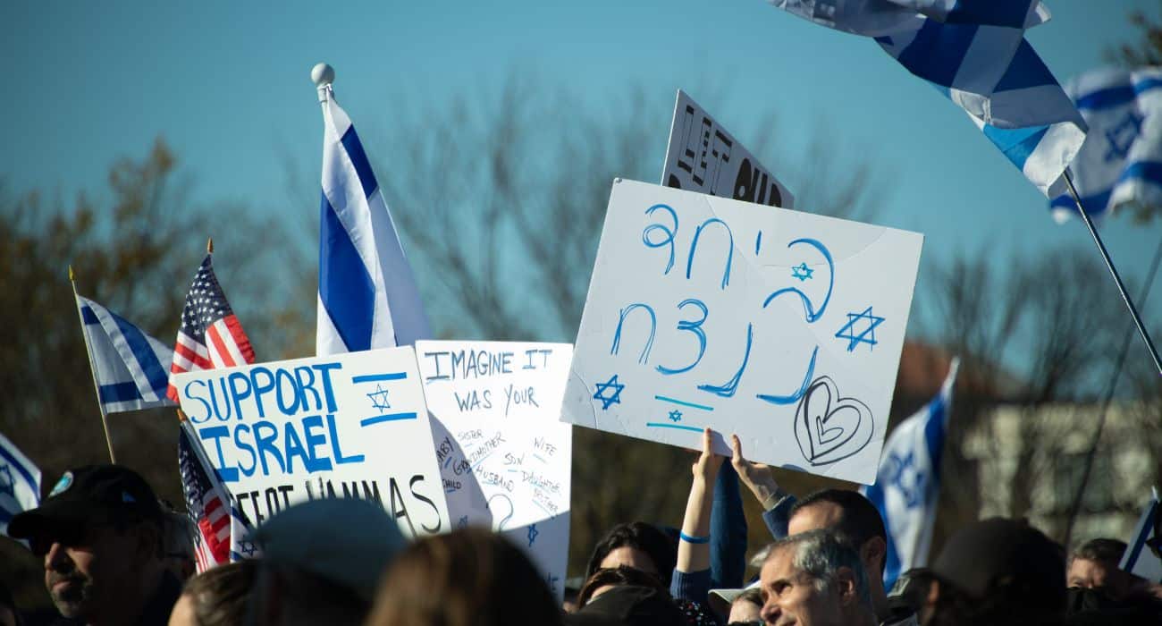 יהודים אמריקנים בצעדה למען ישראל אחרי ה-7.10, וושינגטון